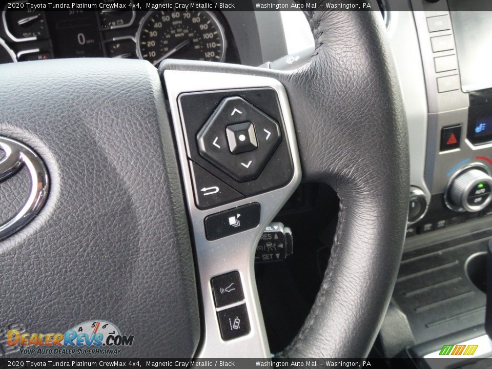 2020 Toyota Tundra Platinum CrewMax 4x4 Steering Wheel Photo #34