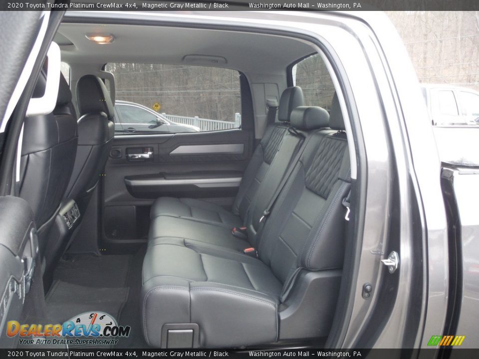 Rear Seat of 2020 Toyota Tundra Platinum CrewMax 4x4 Photo #36