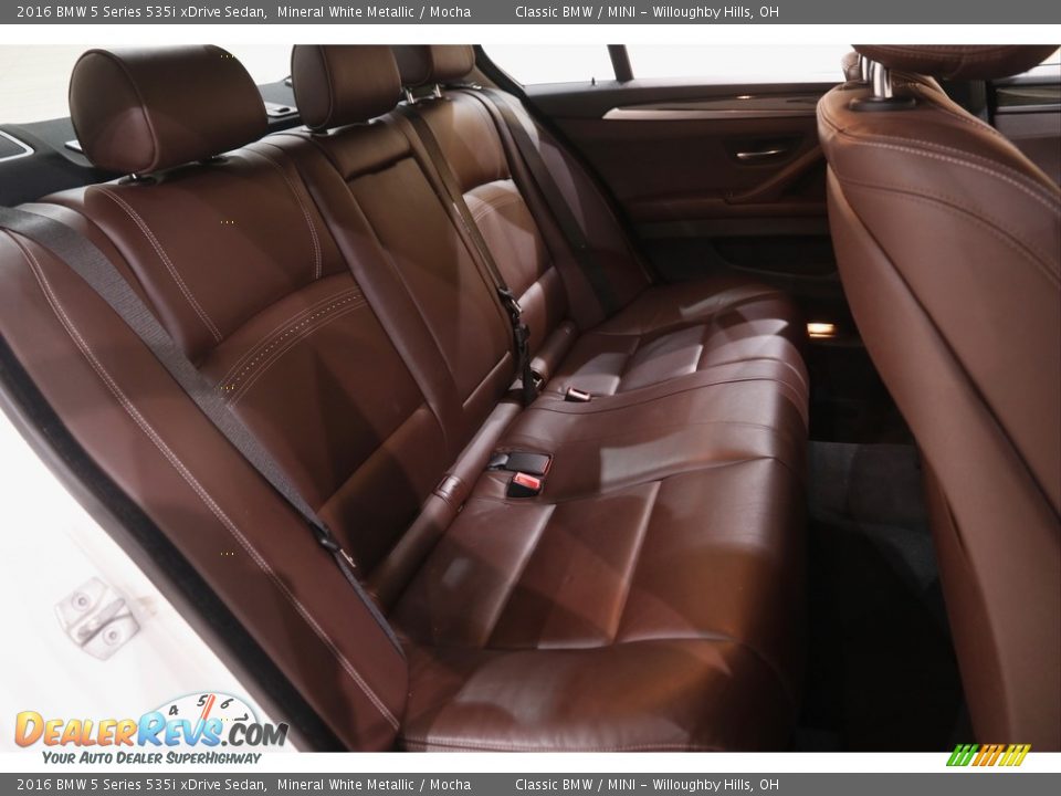 Rear Seat of 2016 BMW 5 Series 535i xDrive Sedan Photo #17