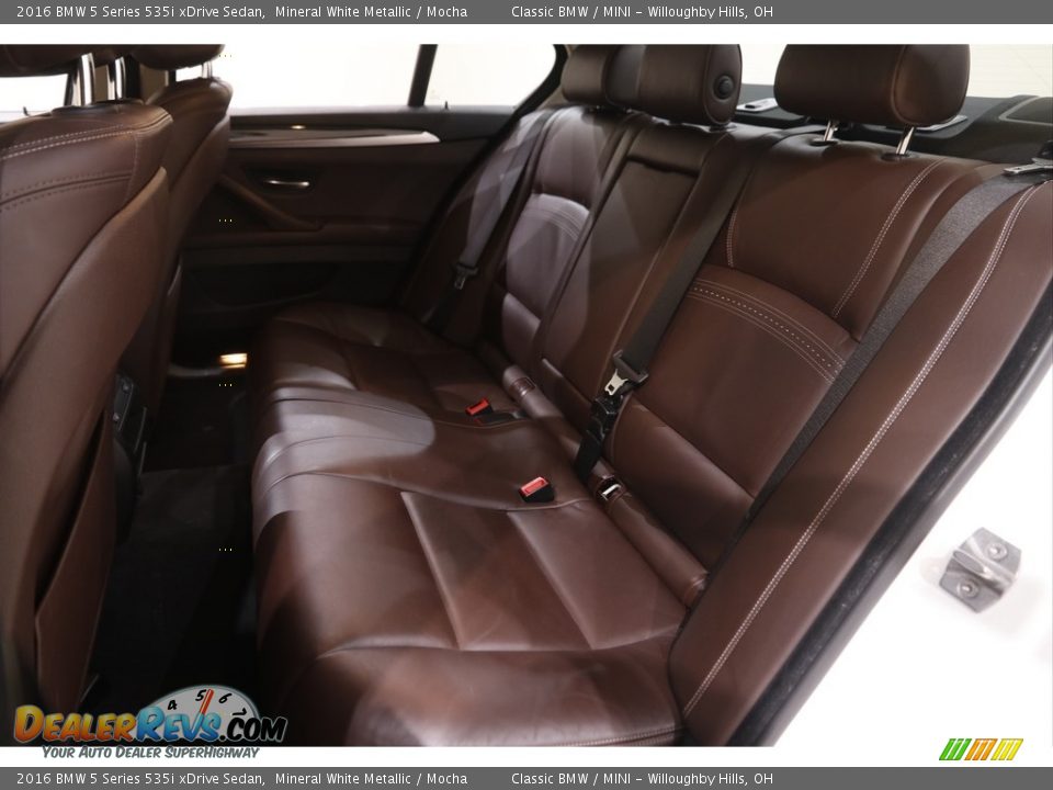 Rear Seat of 2016 BMW 5 Series 535i xDrive Sedan Photo #18