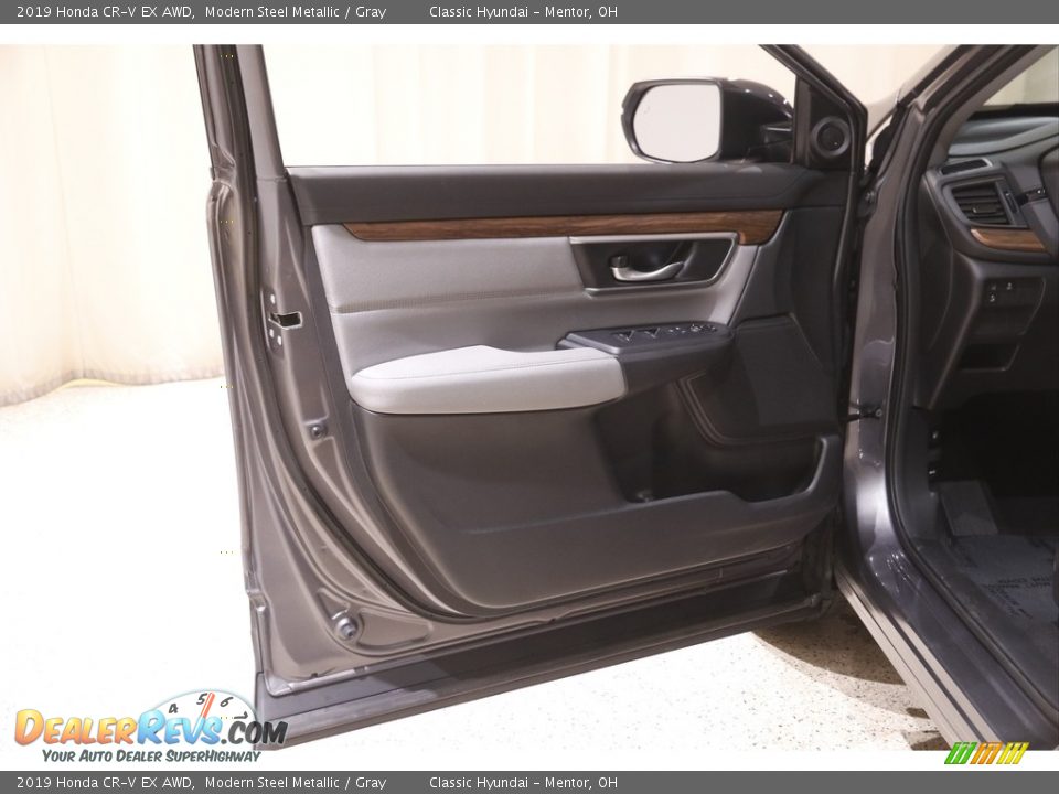 2019 Honda CR-V EX AWD Modern Steel Metallic / Gray Photo #4