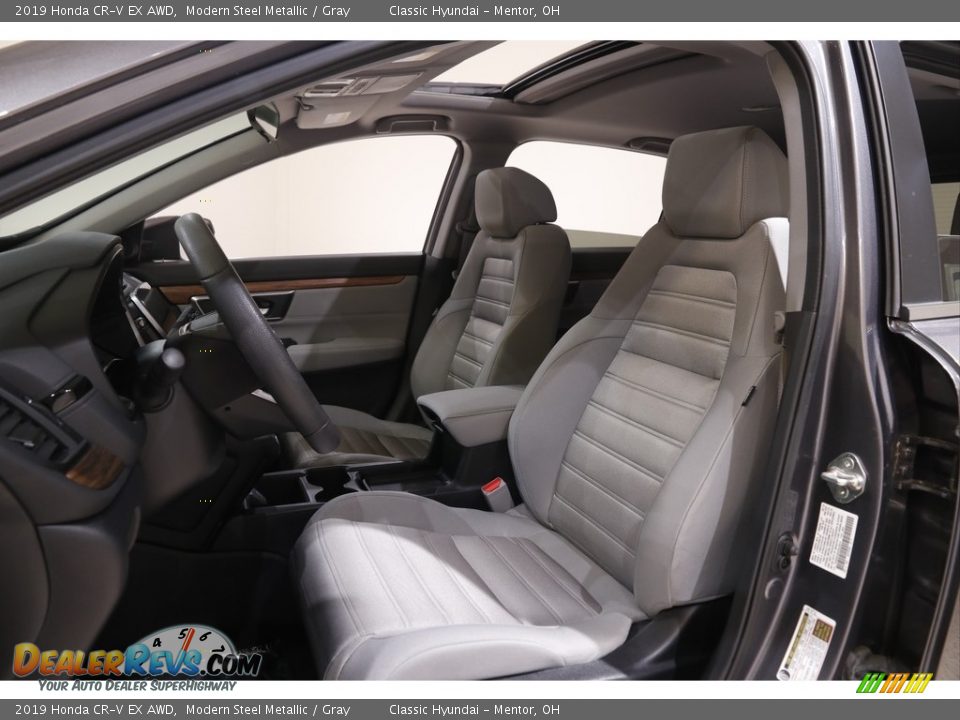 2019 Honda CR-V EX AWD Modern Steel Metallic / Gray Photo #5