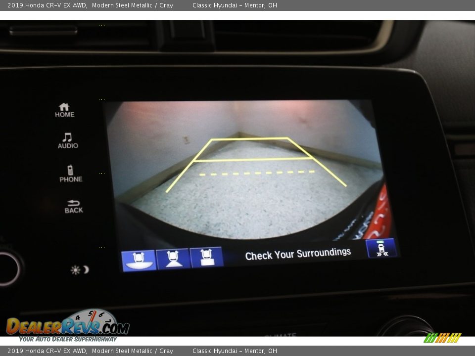 2019 Honda CR-V EX AWD Modern Steel Metallic / Gray Photo #12