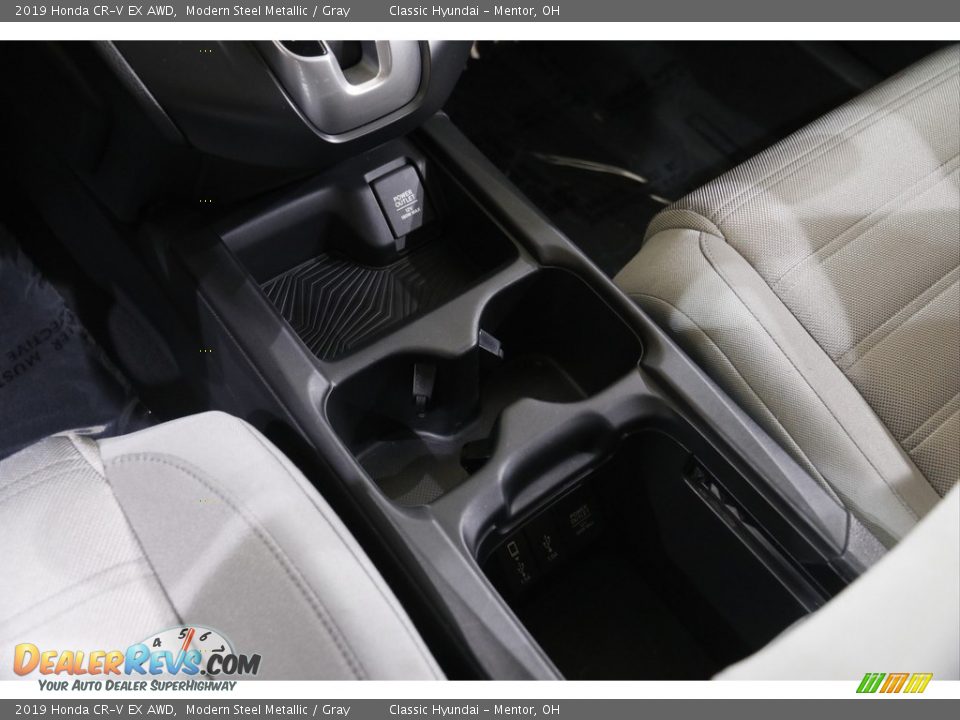2019 Honda CR-V EX AWD Modern Steel Metallic / Gray Photo #14
