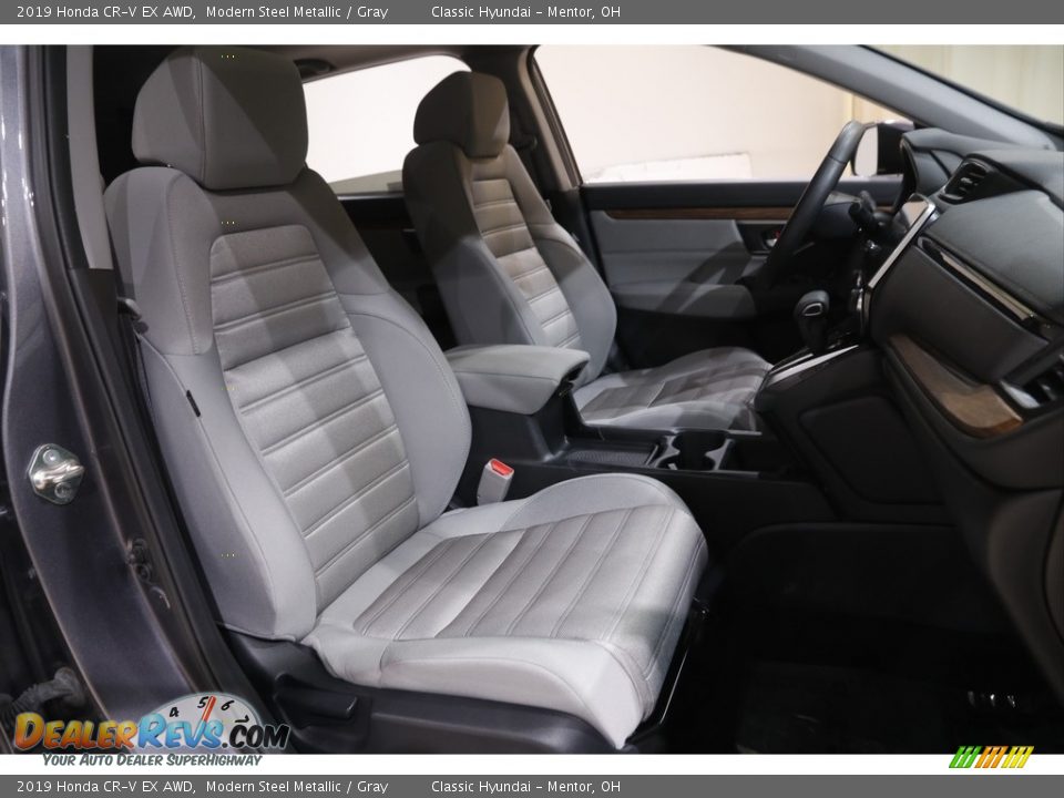 2019 Honda CR-V EX AWD Modern Steel Metallic / Gray Photo #16