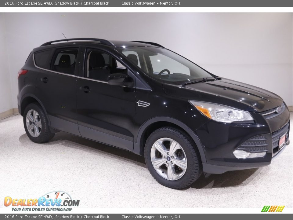 2016 Ford Escape SE 4WD Shadow Black / Charcoal Black Photo #1