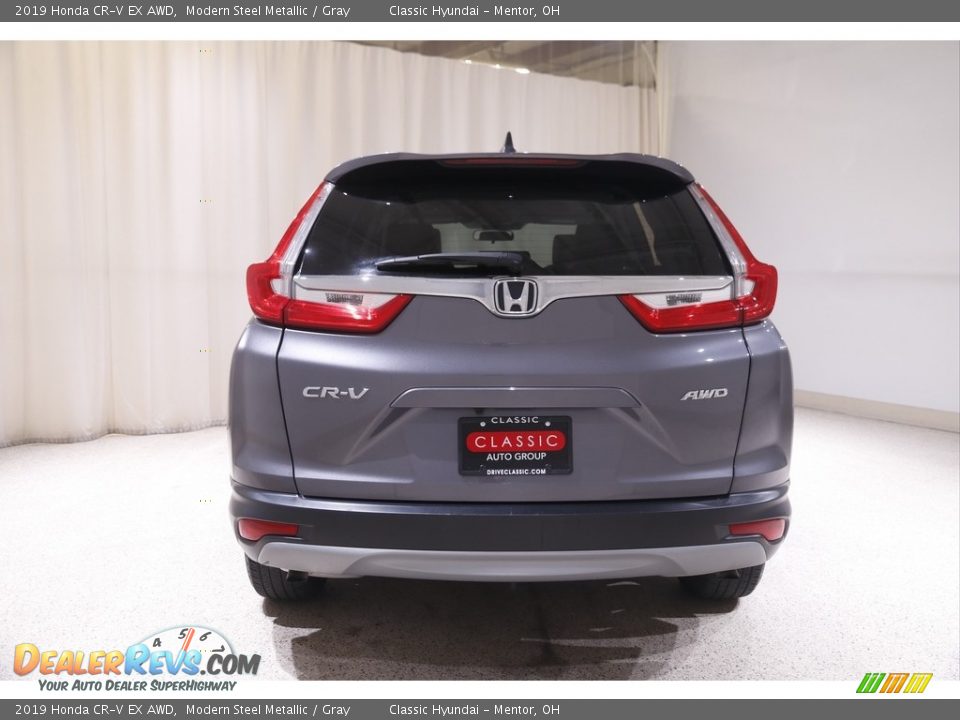 2019 Honda CR-V EX AWD Modern Steel Metallic / Gray Photo #19