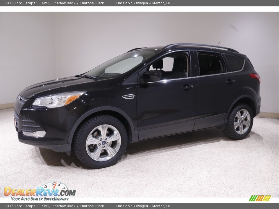 2016 Ford Escape SE 4WD Shadow Black / Charcoal Black Photo #3