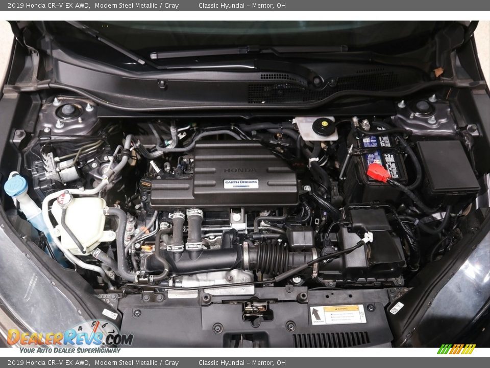 2019 Honda CR-V EX AWD Modern Steel Metallic / Gray Photo #20