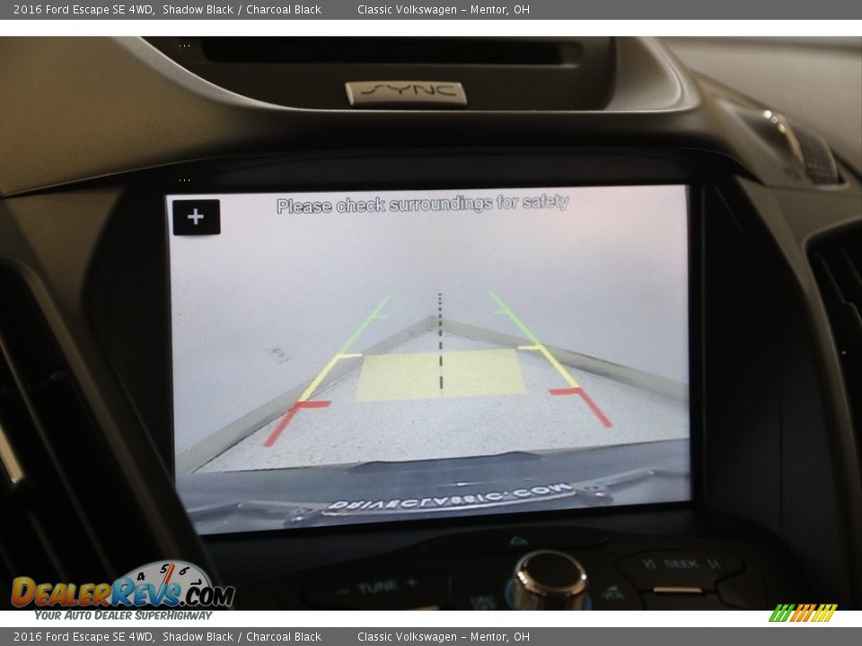 2016 Ford Escape SE 4WD Shadow Black / Charcoal Black Photo #12