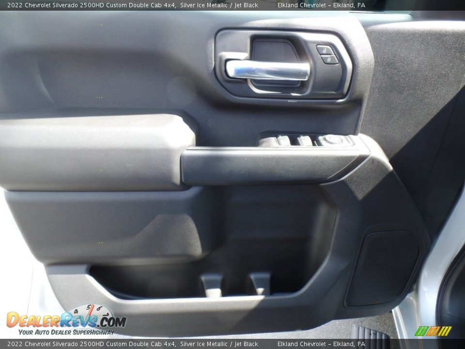 2022 Chevrolet Silverado 2500HD Custom Double Cab 4x4 Silver Ice Metallic / Jet Black Photo #16