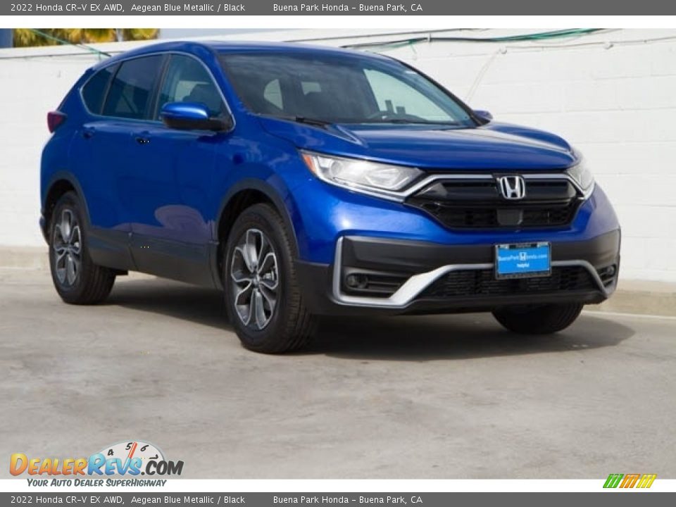 Front 3/4 View of 2022 Honda CR-V EX AWD Photo #1