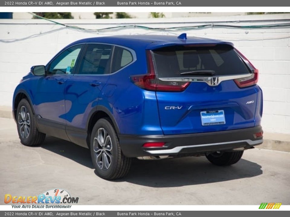 2022 Honda CR-V EX AWD Aegean Blue Metallic / Black Photo #2