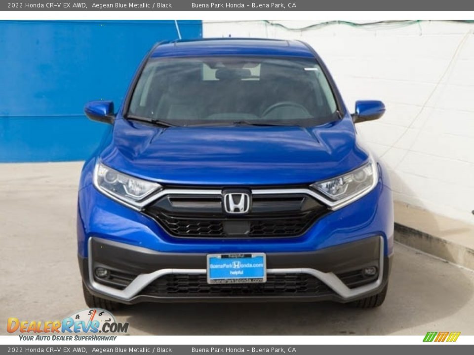 2022 Honda CR-V EX AWD Aegean Blue Metallic / Black Photo #3