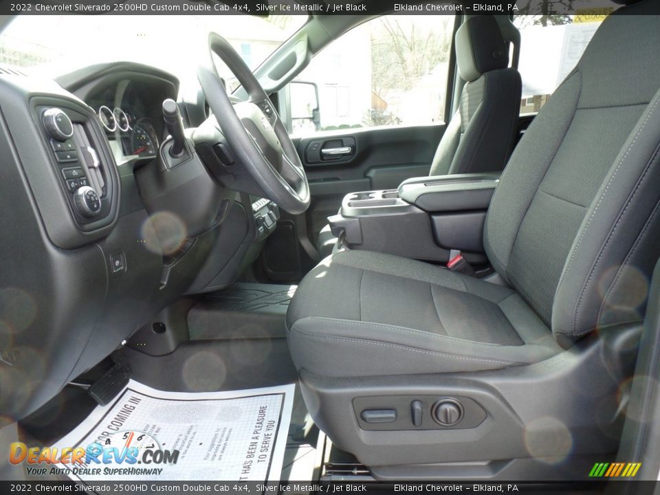 Jet Black Interior - 2022 Chevrolet Silverado 2500HD Custom Double Cab 4x4 Photo #18