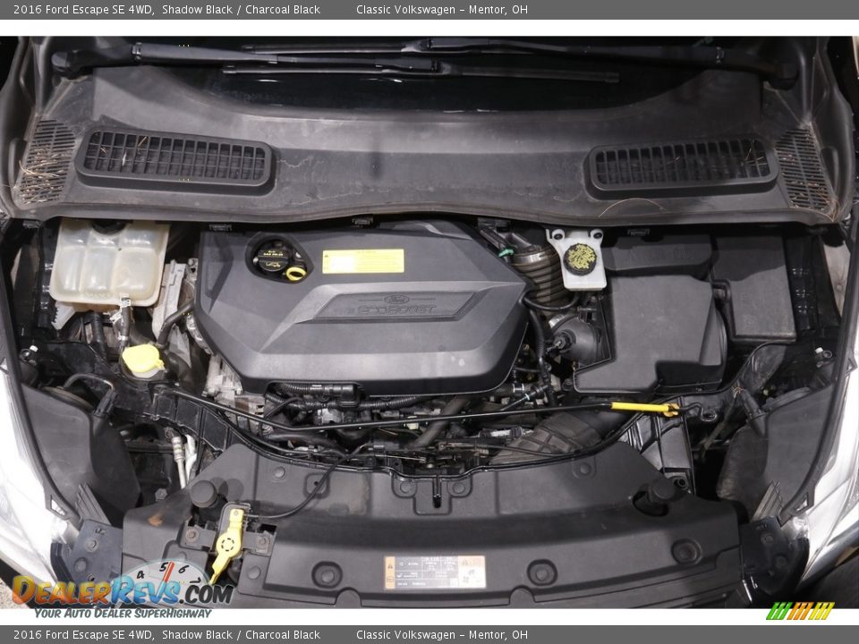 2016 Ford Escape SE 4WD Shadow Black / Charcoal Black Photo #18