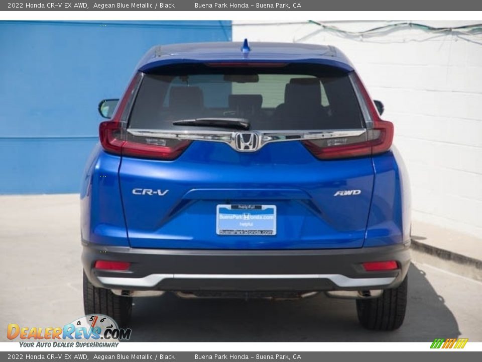 2022 Honda CR-V EX AWD Aegean Blue Metallic / Black Photo #5