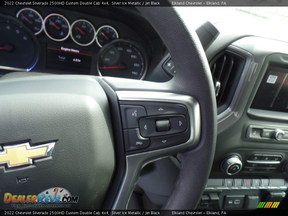 2022 Chevrolet Silverado 2500HD Custom Double Cab 4x4 Steering Wheel Photo #22