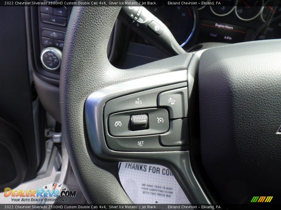 2022 Chevrolet Silverado 2500HD Custom Double Cab 4x4 Steering Wheel Photo #23