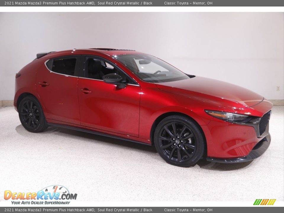 Soul Red Crystal Metallic 2021 Mazda Mazda3 Premium Plus Hatchback AWD Photo #1