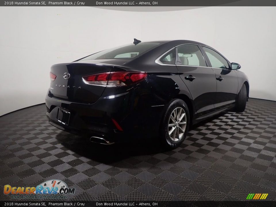 2018 Hyundai Sonata SE Phantom Black / Gray Photo #16