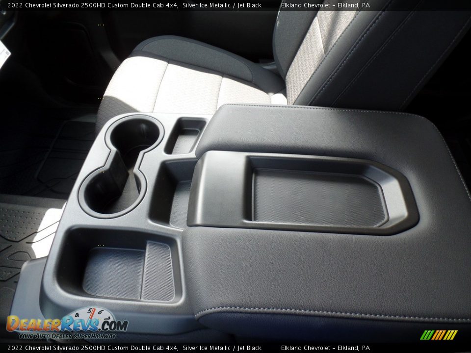 2022 Chevrolet Silverado 2500HD Custom Double Cab 4x4 Silver Ice Metallic / Jet Black Photo #34