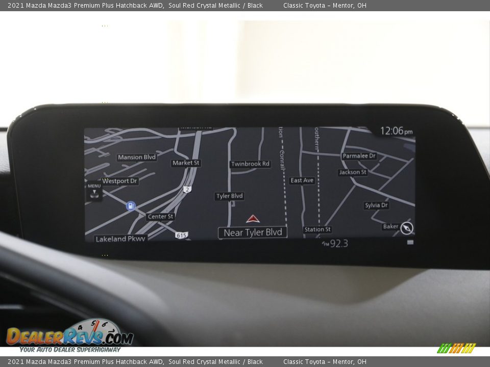 Navigation of 2021 Mazda Mazda3 Premium Plus Hatchback AWD Photo #10