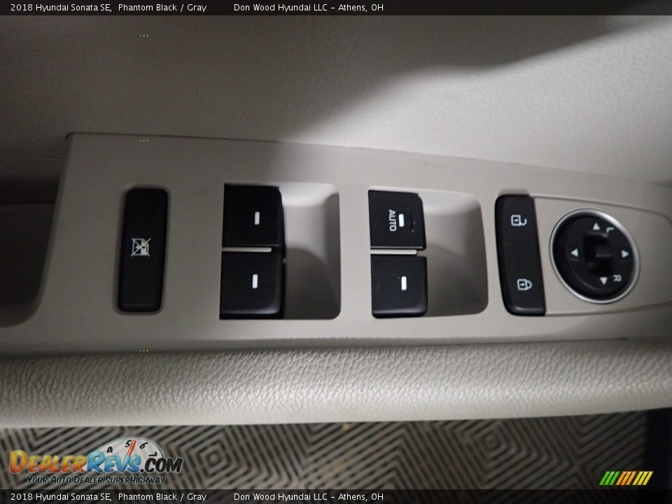 2018 Hyundai Sonata SE Phantom Black / Gray Photo #21