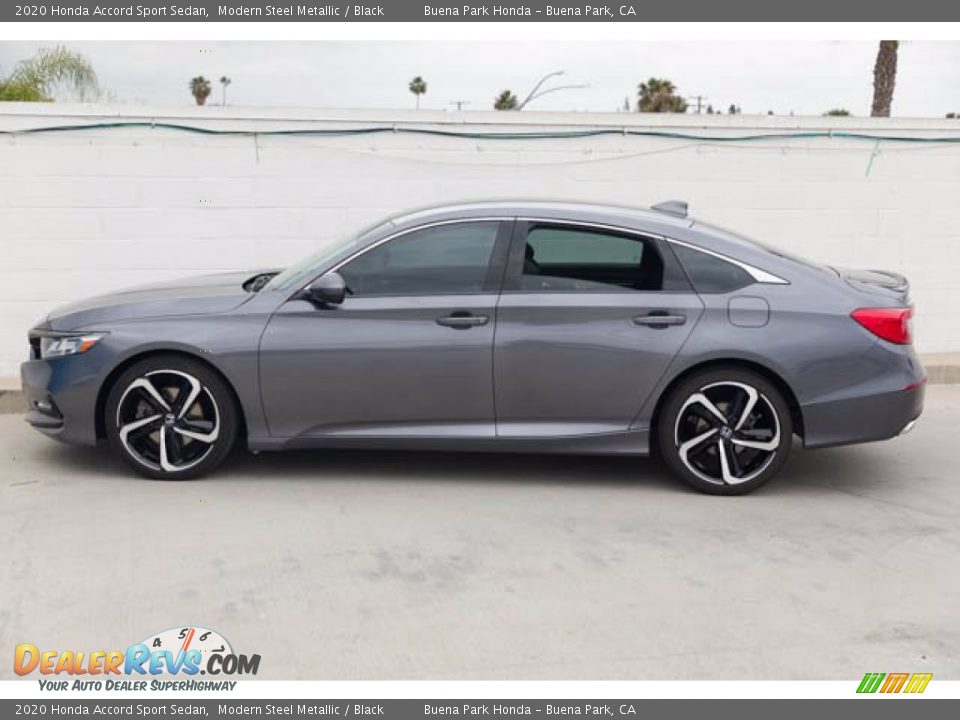 2020 Honda Accord Sport Sedan Modern Steel Metallic / Black Photo #8
