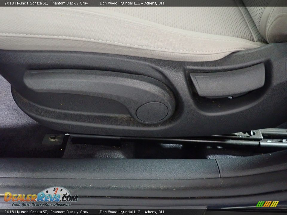 2018 Hyundai Sonata SE Phantom Black / Gray Photo #23