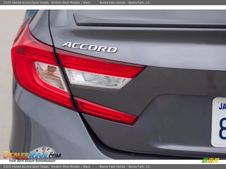 2020 Honda Accord Sport Sedan Modern Steel Metallic / Black Photo #10