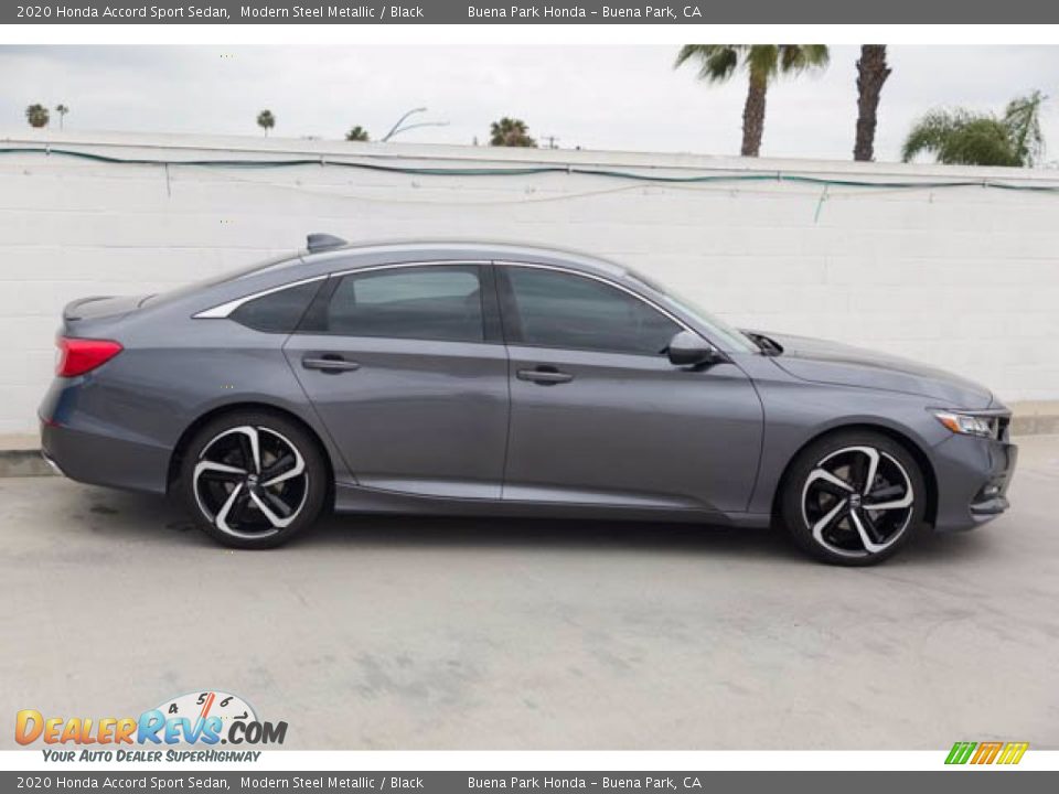 2020 Honda Accord Sport Sedan Modern Steel Metallic / Black Photo #12