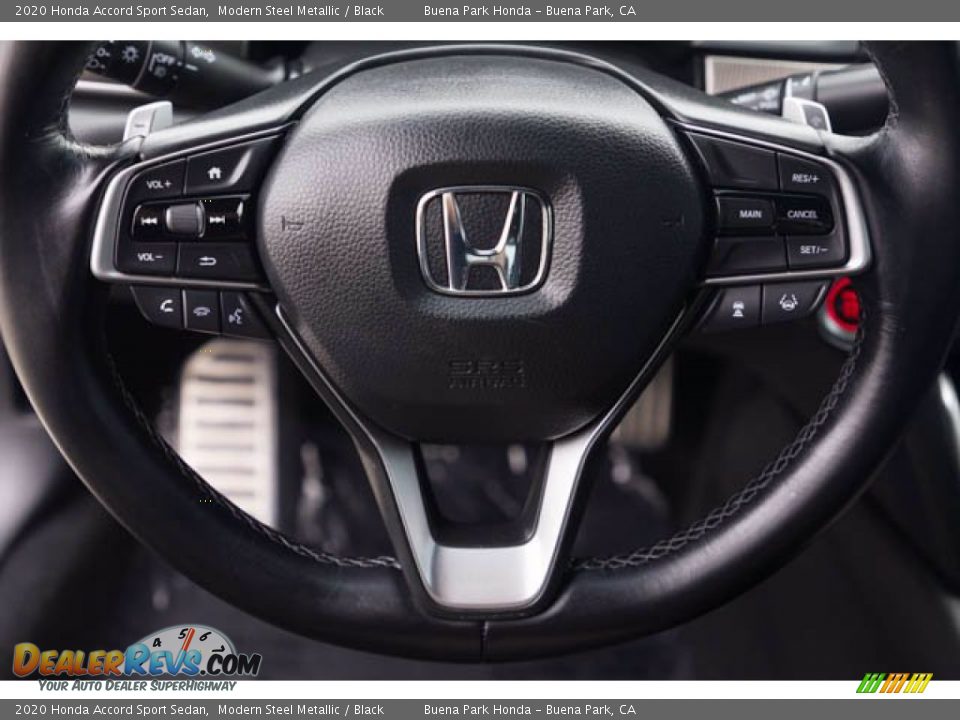 2020 Honda Accord Sport Sedan Modern Steel Metallic / Black Photo #13