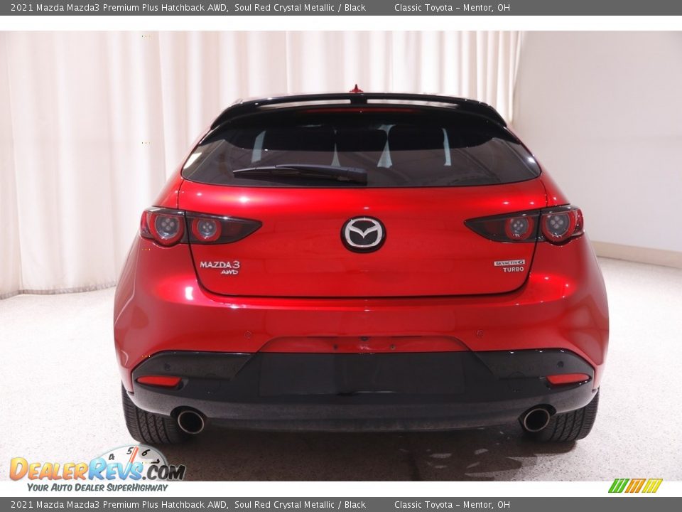 2021 Mazda Mazda3 Premium Plus Hatchback AWD Soul Red Crystal Metallic / Black Photo #19