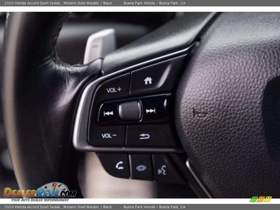 2020 Honda Accord Sport Sedan Modern Steel Metallic / Black Photo #14
