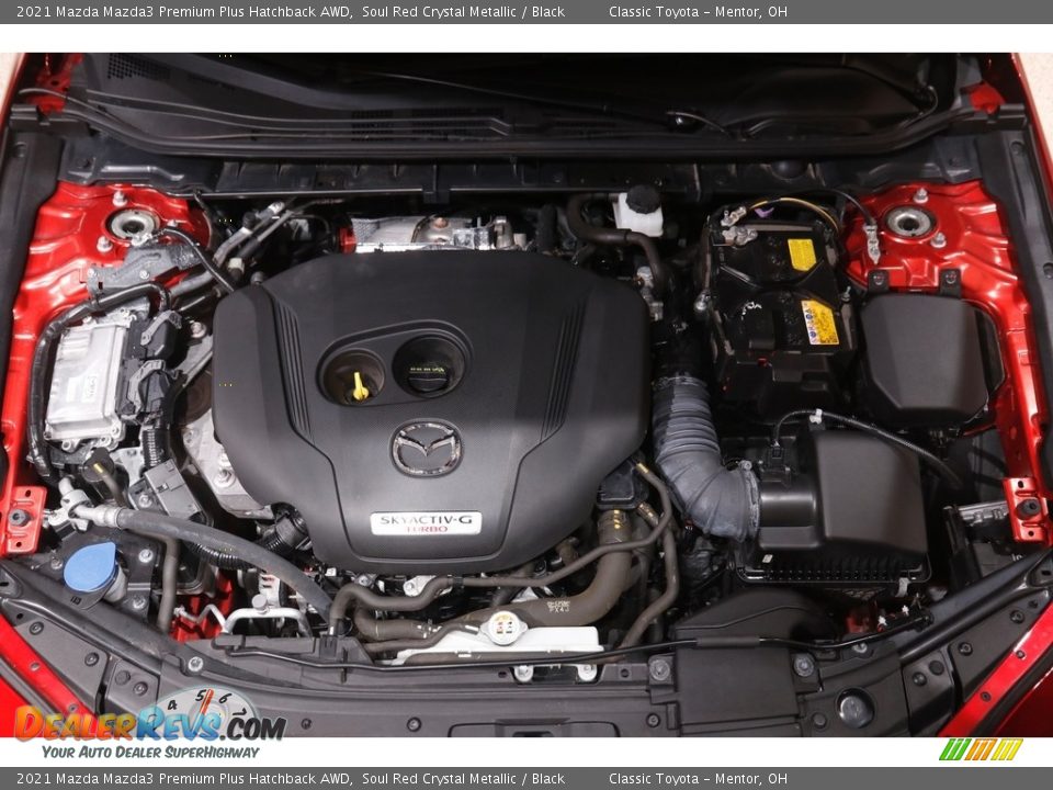 2021 Mazda Mazda3 Premium Plus Hatchback AWD 2.5 Liter Turbocharged SKYACTIV-G DOHC 16-Valve VVT 4 Cylinder Engine Photo #20