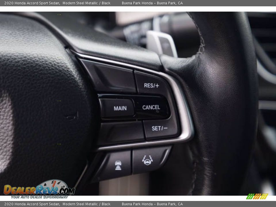 2020 Honda Accord Sport Sedan Modern Steel Metallic / Black Photo #15