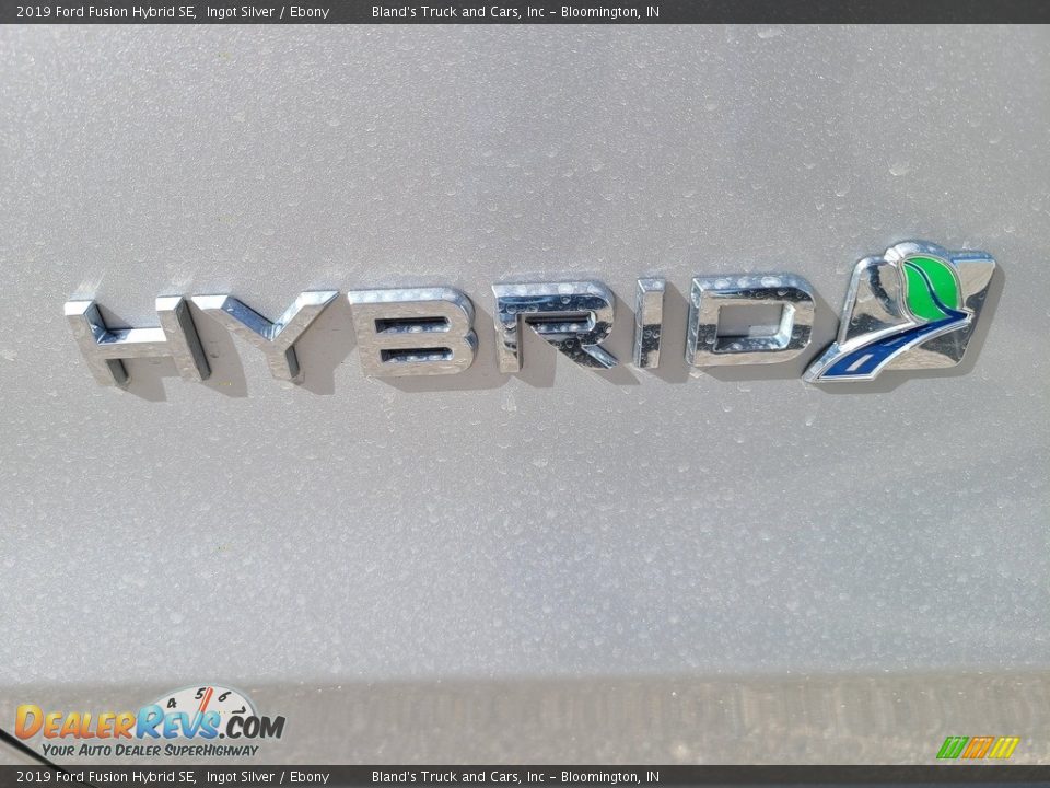 2019 Ford Fusion Hybrid SE Ingot Silver / Ebony Photo #3
