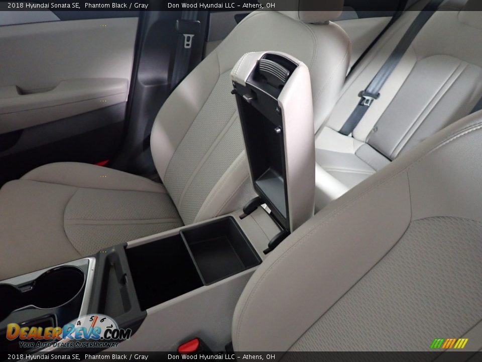 2018 Hyundai Sonata SE Phantom Black / Gray Photo #33