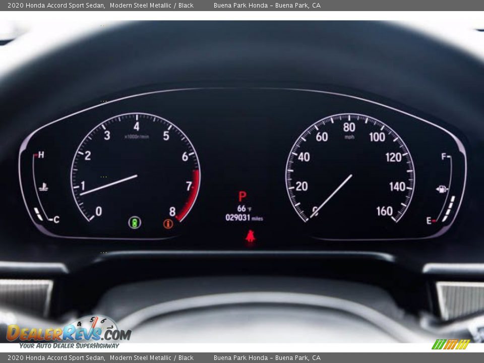 2020 Honda Accord Sport Sedan Modern Steel Metallic / Black Photo #27