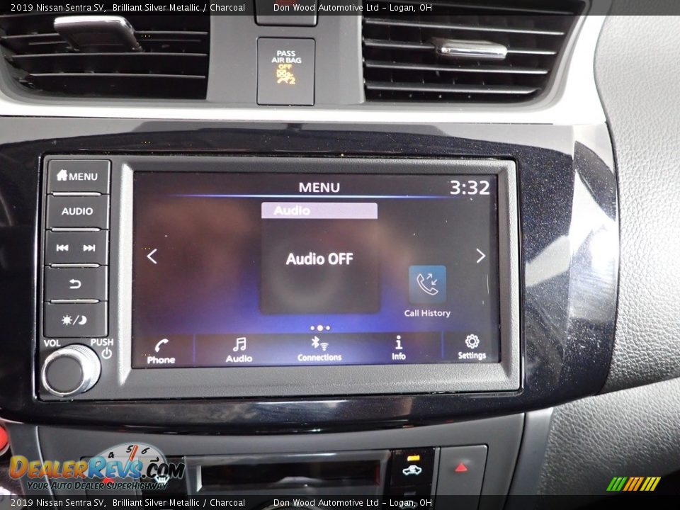 2019 Nissan Sentra SV Brilliant Silver Metallic / Charcoal Photo #2