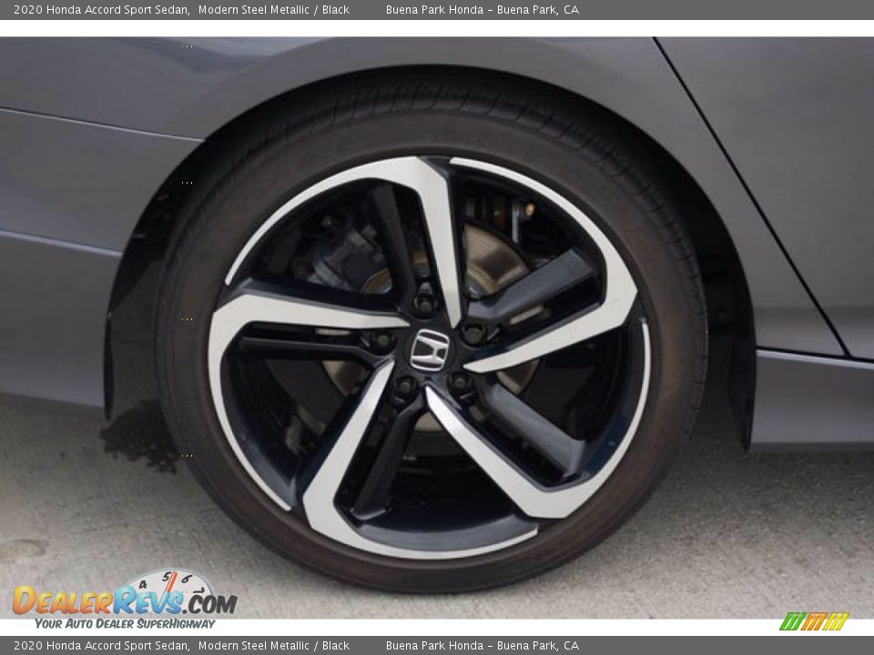 2020 Honda Accord Sport Sedan Modern Steel Metallic / Black Photo #34