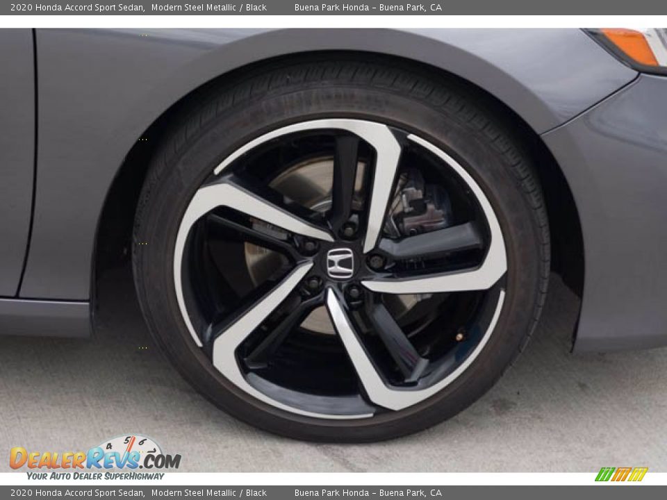 2020 Honda Accord Sport Sedan Modern Steel Metallic / Black Photo #35