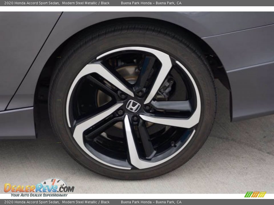 2020 Honda Accord Sport Sedan Modern Steel Metallic / Black Photo #36
