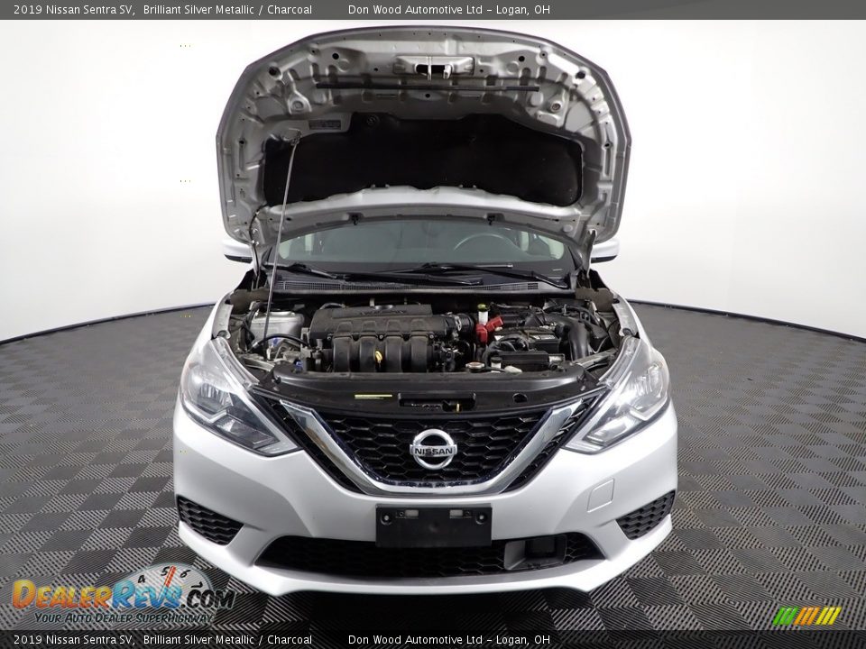 2019 Nissan Sentra SV Brilliant Silver Metallic / Charcoal Photo #5