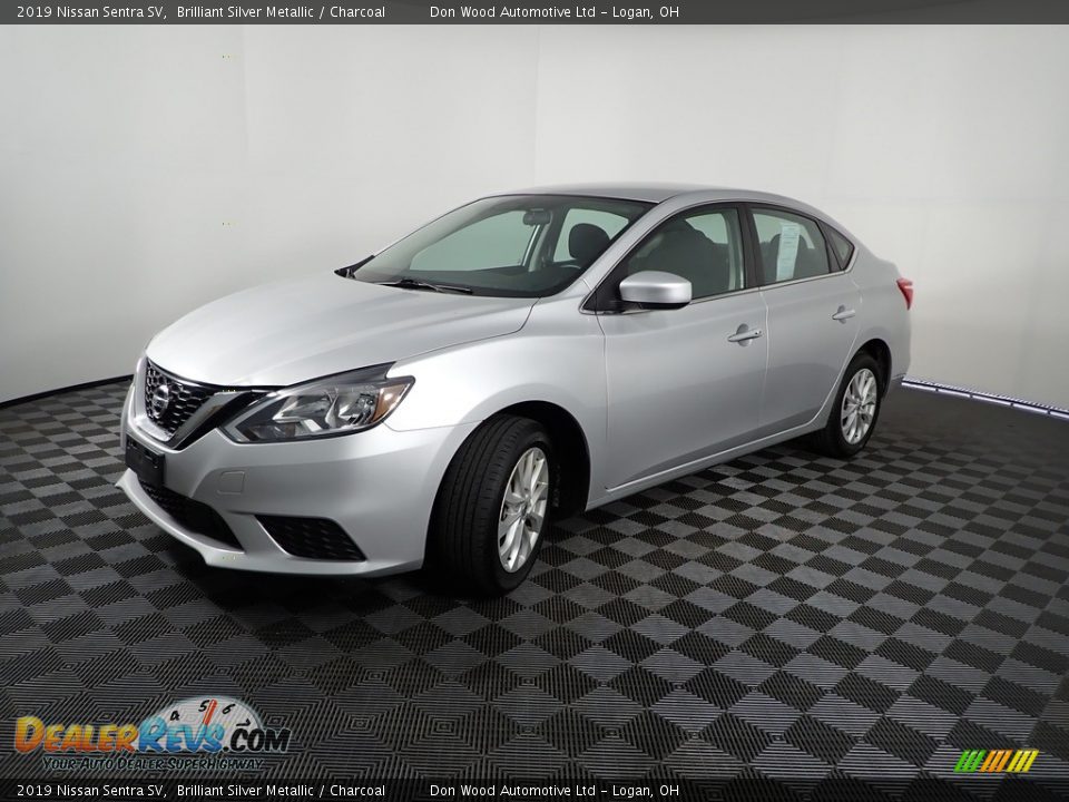 2019 Nissan Sentra SV Brilliant Silver Metallic / Charcoal Photo #7
