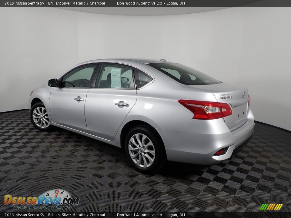 2019 Nissan Sentra SV Brilliant Silver Metallic / Charcoal Photo #9