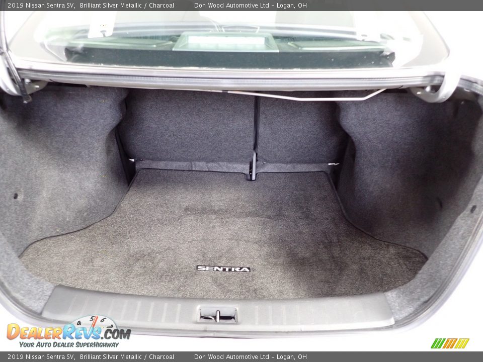 2019 Nissan Sentra SV Brilliant Silver Metallic / Charcoal Photo #12