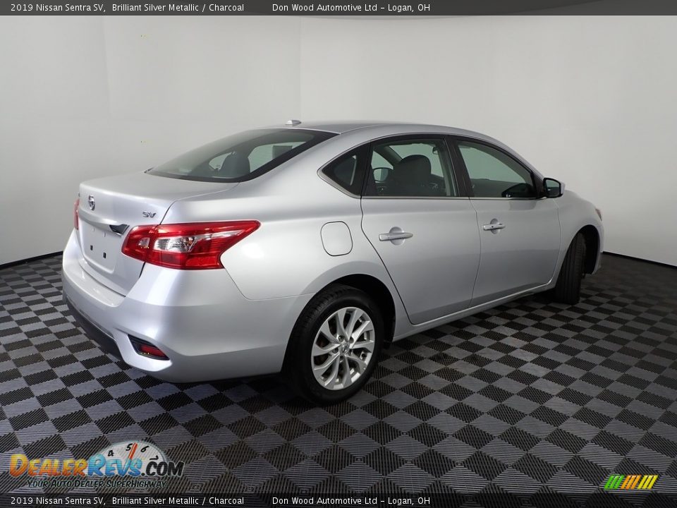 2019 Nissan Sentra SV Brilliant Silver Metallic / Charcoal Photo #13