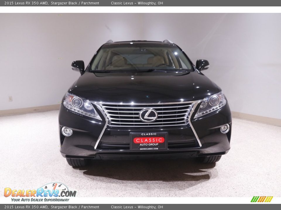 2015 Lexus RX 350 AWD Stargazer Black / Parchment Photo #2